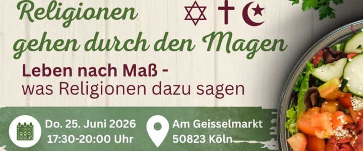 Religionen gehen durch den Magen